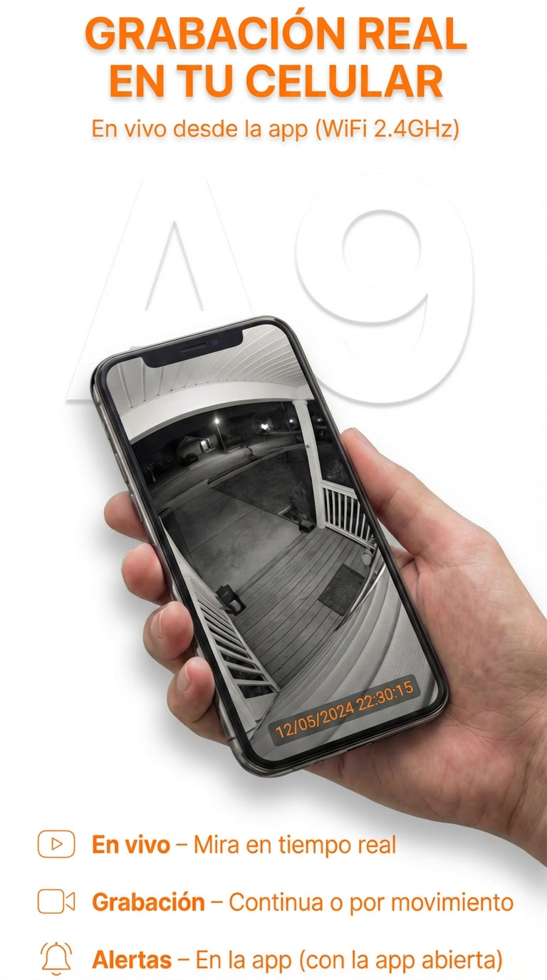 Mini Cámara de Seguridad WiFi HD Discreta